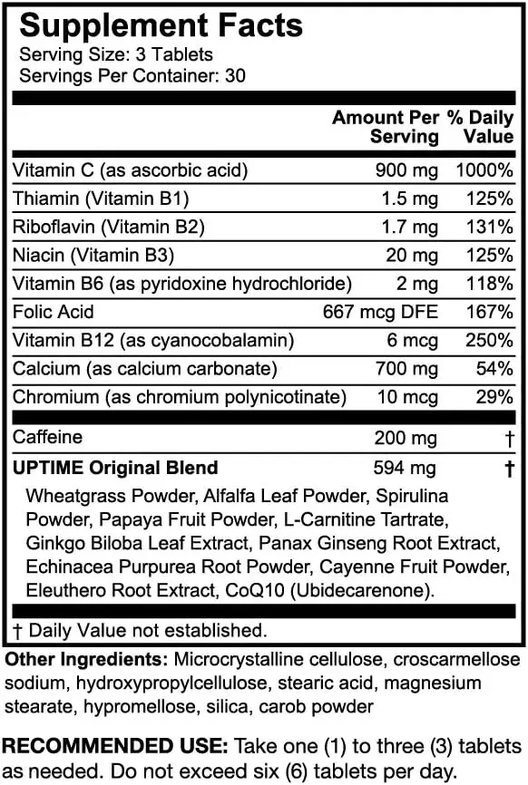 Uptime Original Energy Supplements